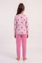 Girl's Pink Marla Pajama Bottoms - 4