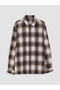 I Checked Embroidered Boys' Lumberjack Shirt from Freezen Store