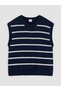 Striped Girls' Knitwear Sweater for Style Enthusiasts from Uzg Store