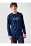 Rmz Gi̇yi̇m Farkiyla Printed Men's Pajama Set - 2