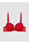 I Underwire Padded Heart Embroidered T-Shirt Bra from Freezen Store