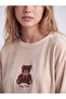 Quality Pieces from Çelebi Store Women's Velvet Pajama Set with Embroidery - 3