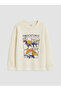 Rmz Gi̇yi̇m Farkiyla Zero Roba Collar Printed Long Sleeve Boys' T-Shirt