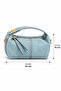 Women's Archel Suede Handbag Baby Blue - 7