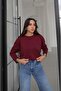 Mürdüm Tinta Crew Neck Slim Sweatshirt - 2