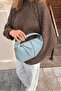 Women's Archel Suede Handbag Baby Blue - 3
