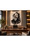 Ataturk Portrait Decorative Wall Painting – Antique-Looking Pencil Drawing Ataturk Painting – Office Living Room Wall Decor - 3