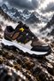 Children's Brown Smart Lace-Up Thick Sole Outdoor Daily Sports Shoes - 2