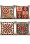 3D Ethnic Patterned 4-Piece Throw Pillow Cover Set - 3