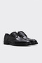 Genuine Leather 344Ma002 Black Men's Classic Shoes - 4