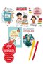 Alfa Kalem+</DNTCTMS>  Leyla Çeli̇k 5 Book Set (Games That Develop Intelligence and Attention+Games That Develop Intelligence and Attention)