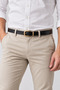 Men's 100% Genuine Leather Thin Antique Yellow Buckle Belt 2.5 cm - 6