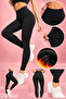 Women's Cold Weather Thermal Leggings High Waist Winter Leggings with Internal Padding - 5