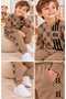2-Piece Children's Set Made of Silk Cotton with Patterned Pockets, Suitable for Boys in Kindergarten and Nursery. - 5