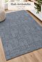 Modern Wellsoft Elastic Carpet Cover 6m2 (200 X 300cm), Geometric Patterned, Soft Textured Carpet Protective Cover