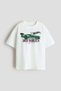 Loose-fit printed T-shirt
