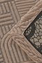 Modern Wellsoft Elastic Carpet Cover 6m2 (200 X 300cm), Geometric Patterned, Soft Textured Carpet Protective Cover - 2