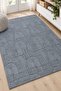 Modern Wellsoft Elastic Carpet Cover 6m2 (200 X 300cm), Geometric Patterned, Soft Textured Carpet Protective Cover - 5