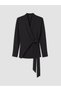 I Double-Breasted Roba Collar Belted Blouse from Freezen Store - 6