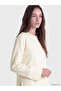 Two Mt Shop Quality Lcw Modest Beige Interlock Plain Standard & Regular Women's Sweatshirt Tunic - 3