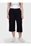 Two Mt Shop Quality Lcw Curve Black Plain Standard & Regular Women's Capri - 2