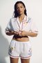 Embroidered linen beach shorts - 3