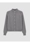 Alita City Lcw Modest Gray Knitwear Plain Women's Cardigan with a Difference