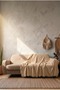100% Cotton Beige Sofa Cover - 170X210 - Multi-Purpose Sofa Cover - Sofa Shawl