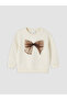 Esvab • Modern & Distinctive Leopard Embroidered Baby Girl Sweatshirt - 2