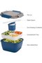 LUNCH BOX SQUAR 1100ML BLUE - 5