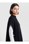 Esvab • Modern & Distinctive Half Fisherman Roba Collar Women's Knitwear Poncho - 3