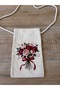 Cotton Raw Fabric Flower Figured Mobile Phone Bag - 5