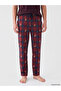 Rmz Gi̇yi̇m Farki̇lya Checkered Embroidered Men's Pajama Bottoms - 2