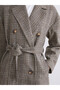 Double-Breasted Roba Collar Embroidered Women's Cashmere Coat from Uzg Store for Style Enthusiasts - 3