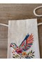 Cotton Raw Fabric Bird Figured Mobile Phone Bag - 4