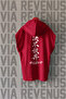 Never Give up Japanese Front and Back Printed Zero Sleeve Hooded 100% Cotton Sport Tshirt