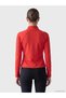 Koor Sport Mock Neck Women's Zippered Sweatshirt with Snap-On Fingers - 5