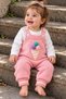 Baby Girl Knitted Ice Cream Detailed Salopet Jumpsuit Long Sleeve Set of 2 3 6 9 12 Months