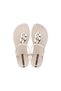 Șlapi de damă Sandal Class, la modă, bej deschis