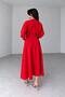 Belted Pleated Slit Pleated Dress - 3