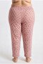 5-Pack 100% Cotton Lined Plus Size Oversized Women's Pajama Bottoms Set - Mixed Patterns - Custom Made Sleepwear with 6 Buckles as a Gift - 8