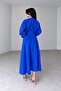 Belted Pleated Slit Pleated Dress - 3