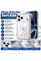 iPhone 18 Pro Max Case Non-Yellowing Hard Transparent Case Shockproof Camera Protection