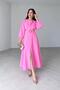 Belted Pleated Slit Pleated Dress
