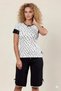 Şahinler Lace Sleeve Capri Set B454