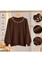 Women's Pearl Detailed Angora Knitwear Sweater - 2