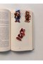 Autumn & Winter Teddy Bear Themed-1 - Magnetic Bookmark /6 Pieces - Magnetic Bookmark Page Marker - 3