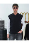 V-Neck Comfortable Fit Knitwear Sweater - 3
