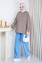 Oversize Long Tunic – Comfortable Fit with Side Detailing – Casual Women's Tunic - 2