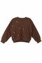 32509 Polka Dot Stone Sweatshirt Brown Girls - 2